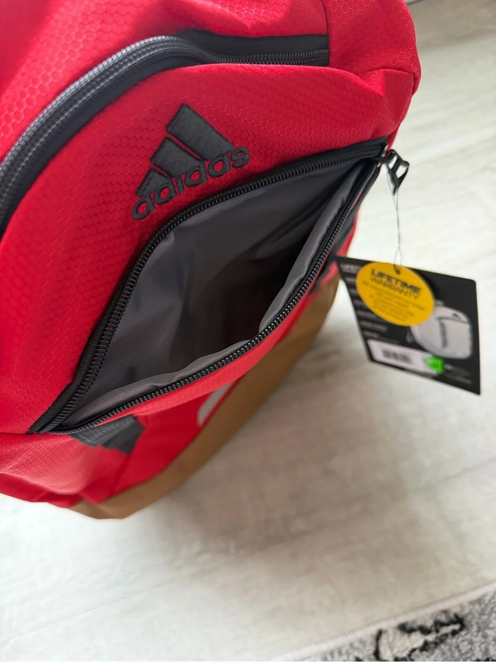 NWT Adidas Unisex Excel 4 Backpack Red/Bk